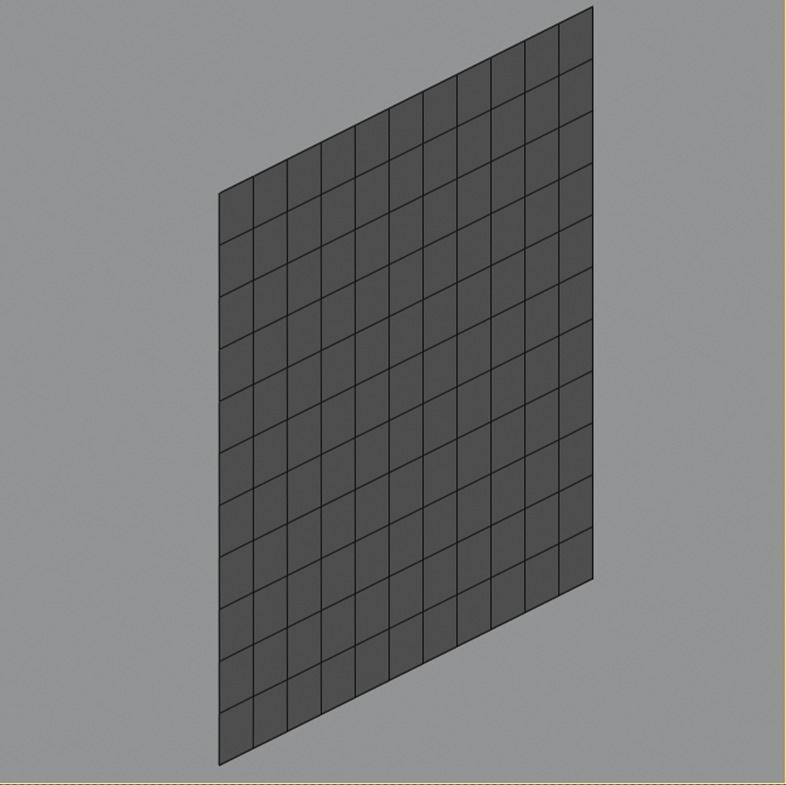 Gothic hallway modular kit Low-poly 3D model_19