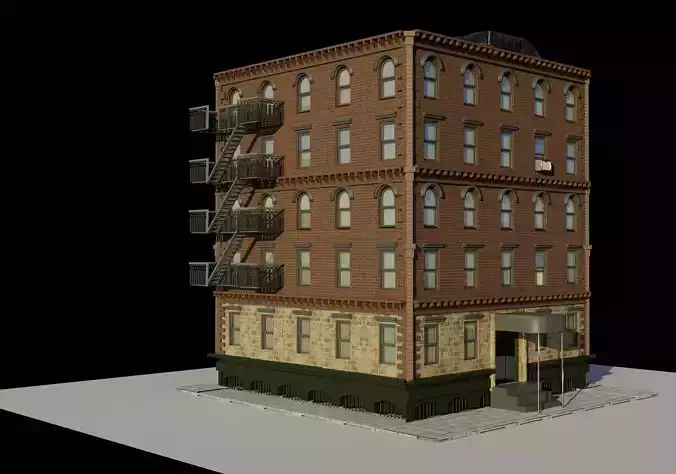 Urban Apartment Building