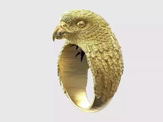 Falcon ring  high detail 3D print model