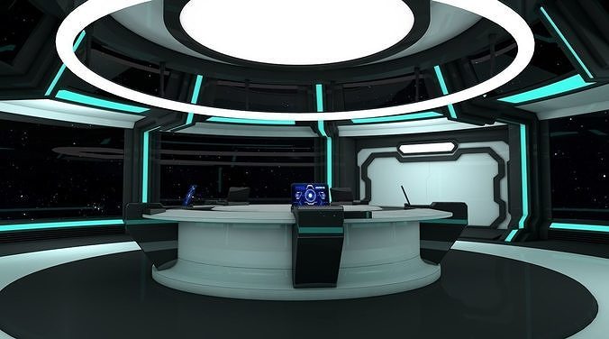 Sci Fi Interior 3D model