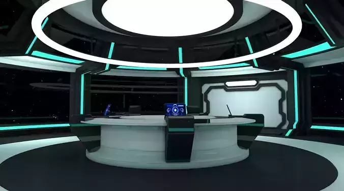 Sci Fi Interior 3D model
