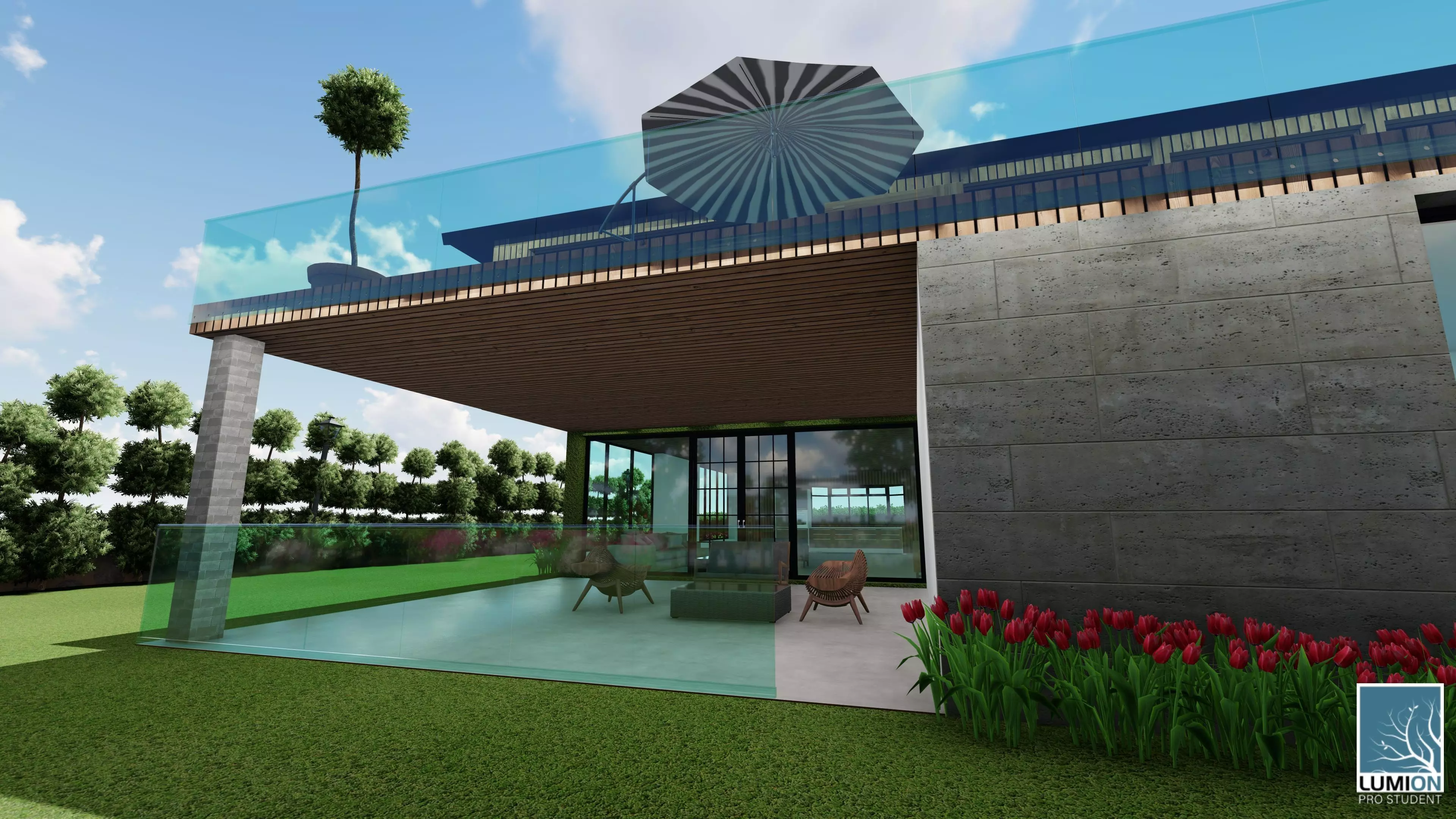 lumion 3D Villa model 3D model
