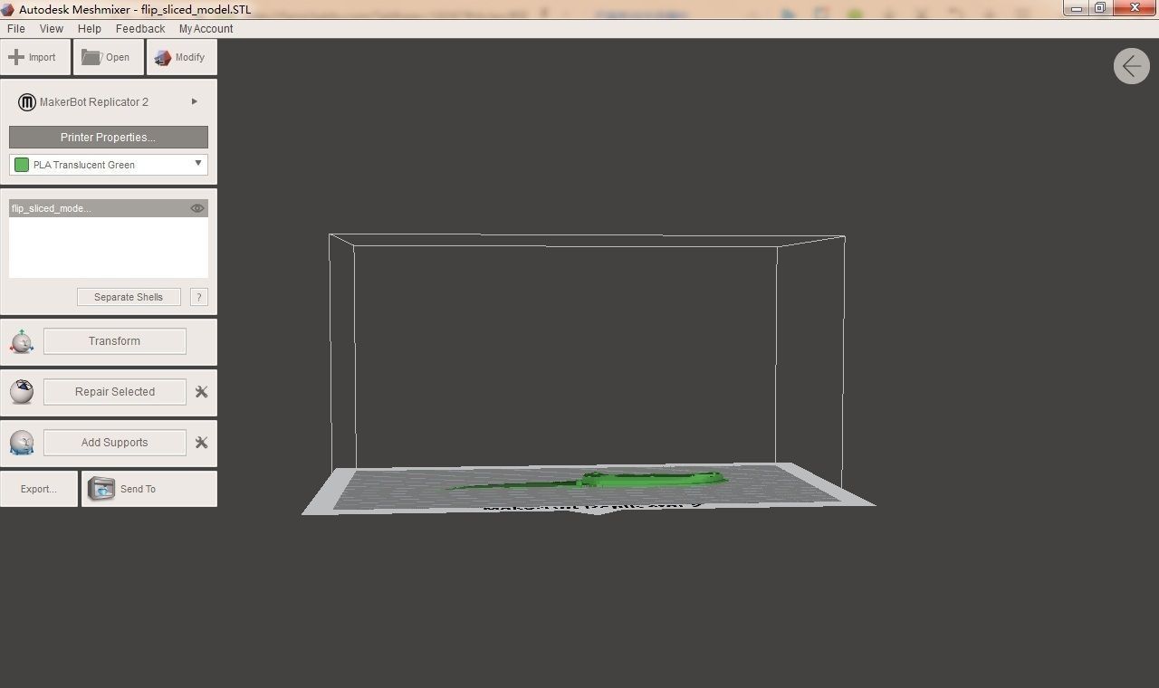 Jackknife 3D print model_2