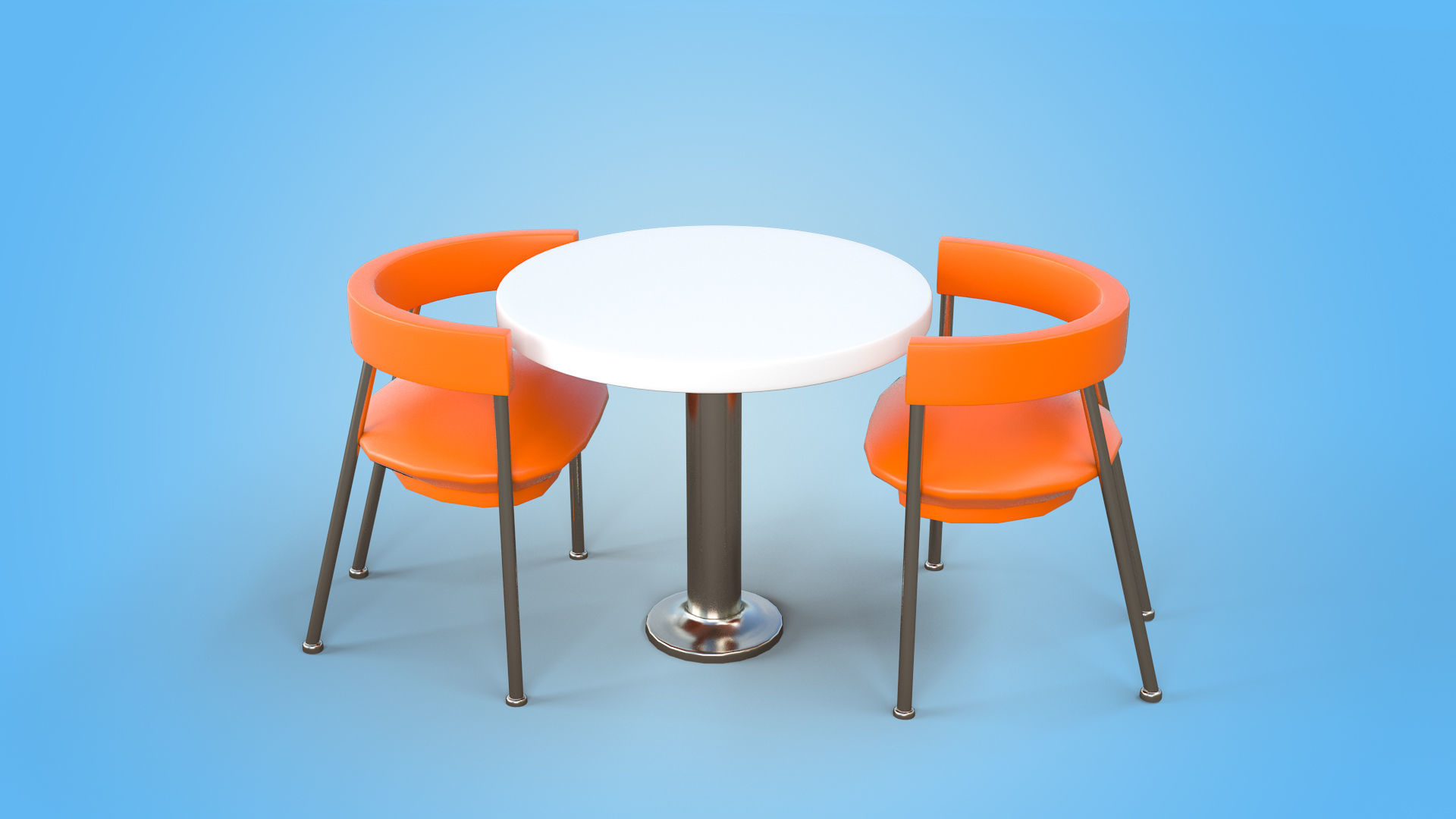 Cartoon Pizza House 3D model_11