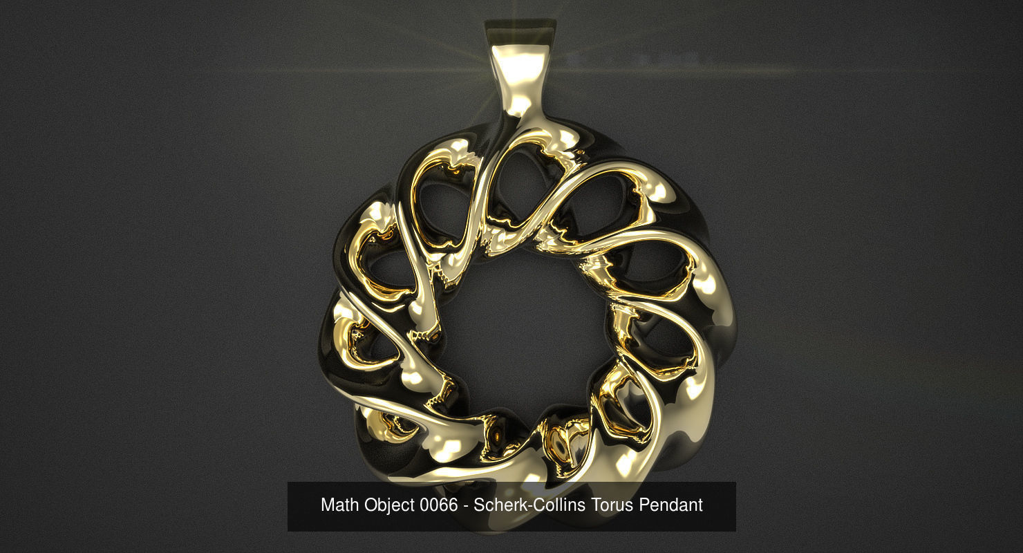 Ultimate 3d Printable Geometric Pendants Collection _37