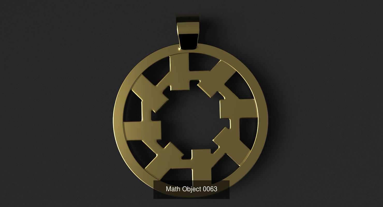 Ultimate 3d Printable Geometric Pendants Collection _34