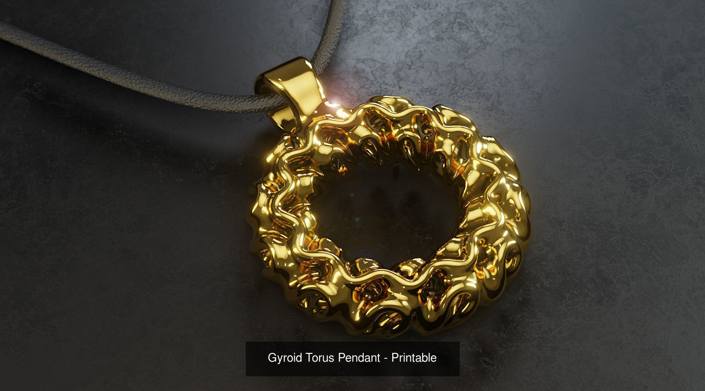 Ultimate 3d Printable Geometric Pendants Collection _38