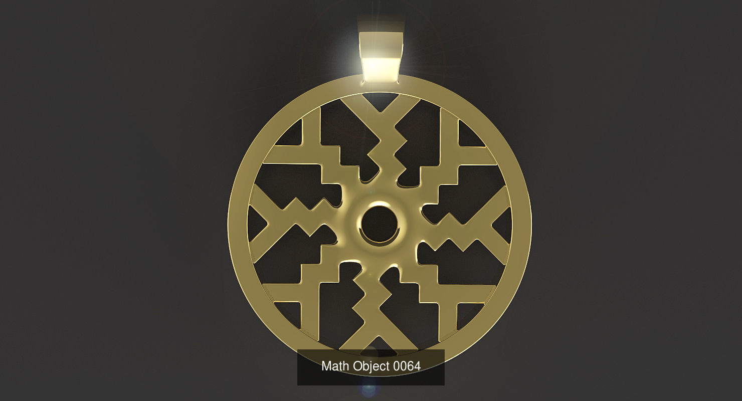 Ultimate 3d Printable Geometric Pendants Collection _35