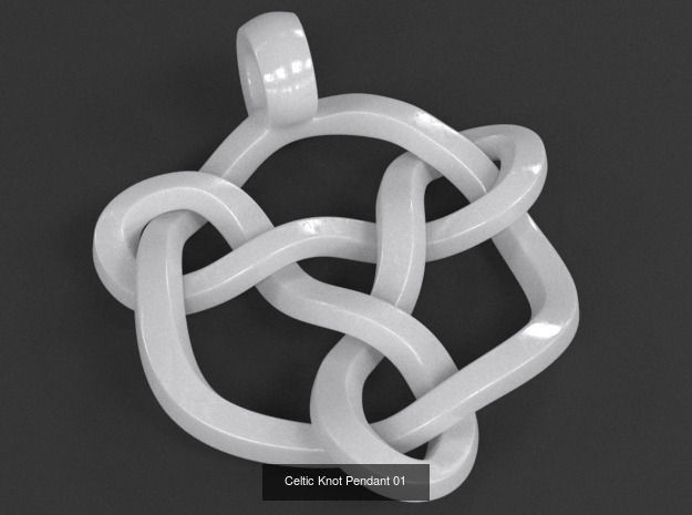 Ultimate 3d Printable Geometric Pendants Collection _19