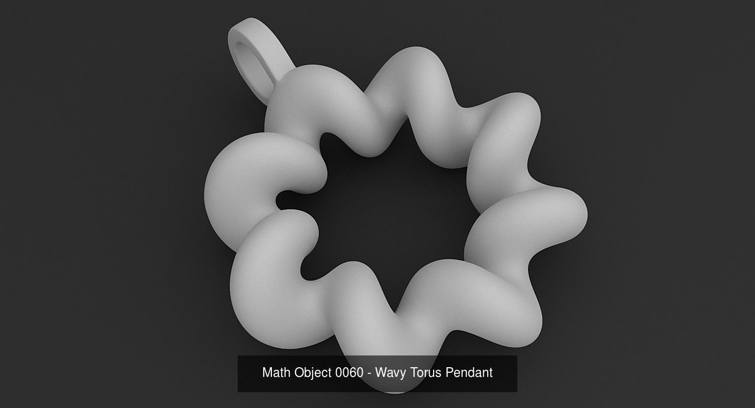 Ultimate 3d Printable Geometric Pendants Collection _31