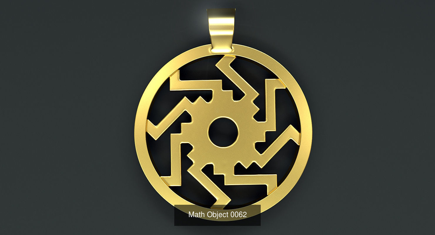Ultimate 3d Printable Geometric Pendants Collection _33