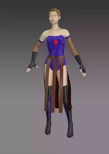 game character - Marvelous designer