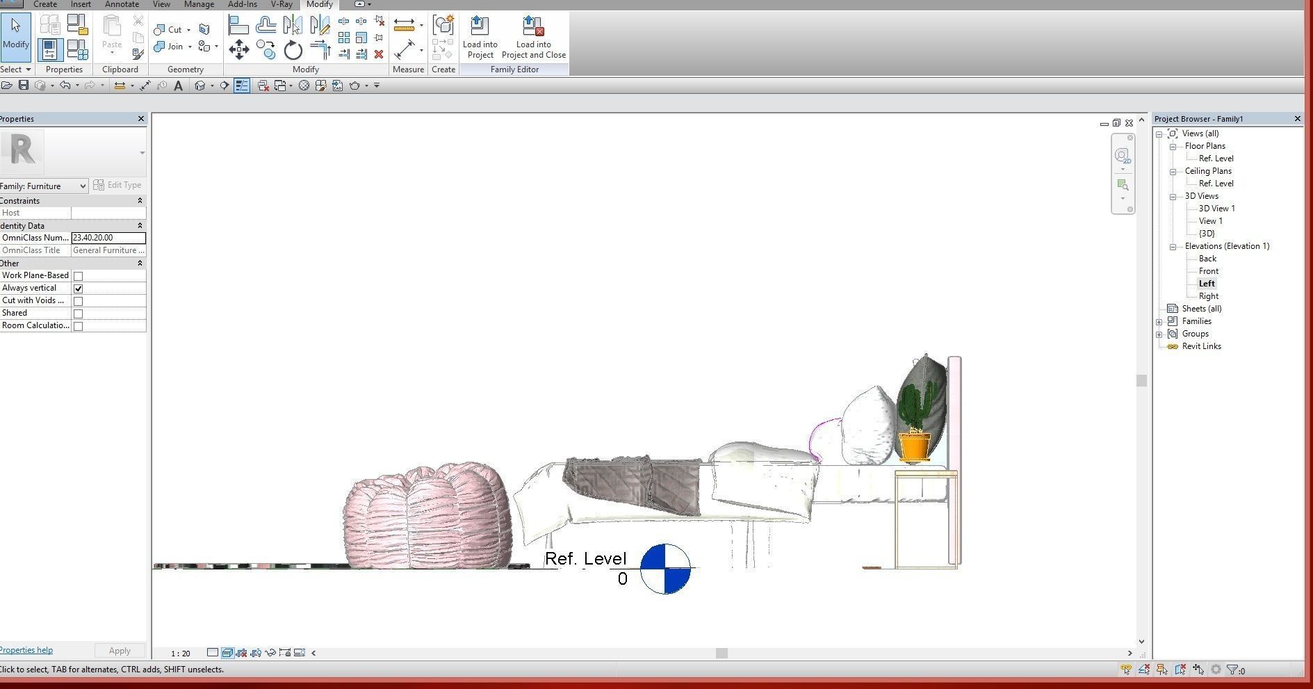 Revit children bedroom 3D model 3D model_9