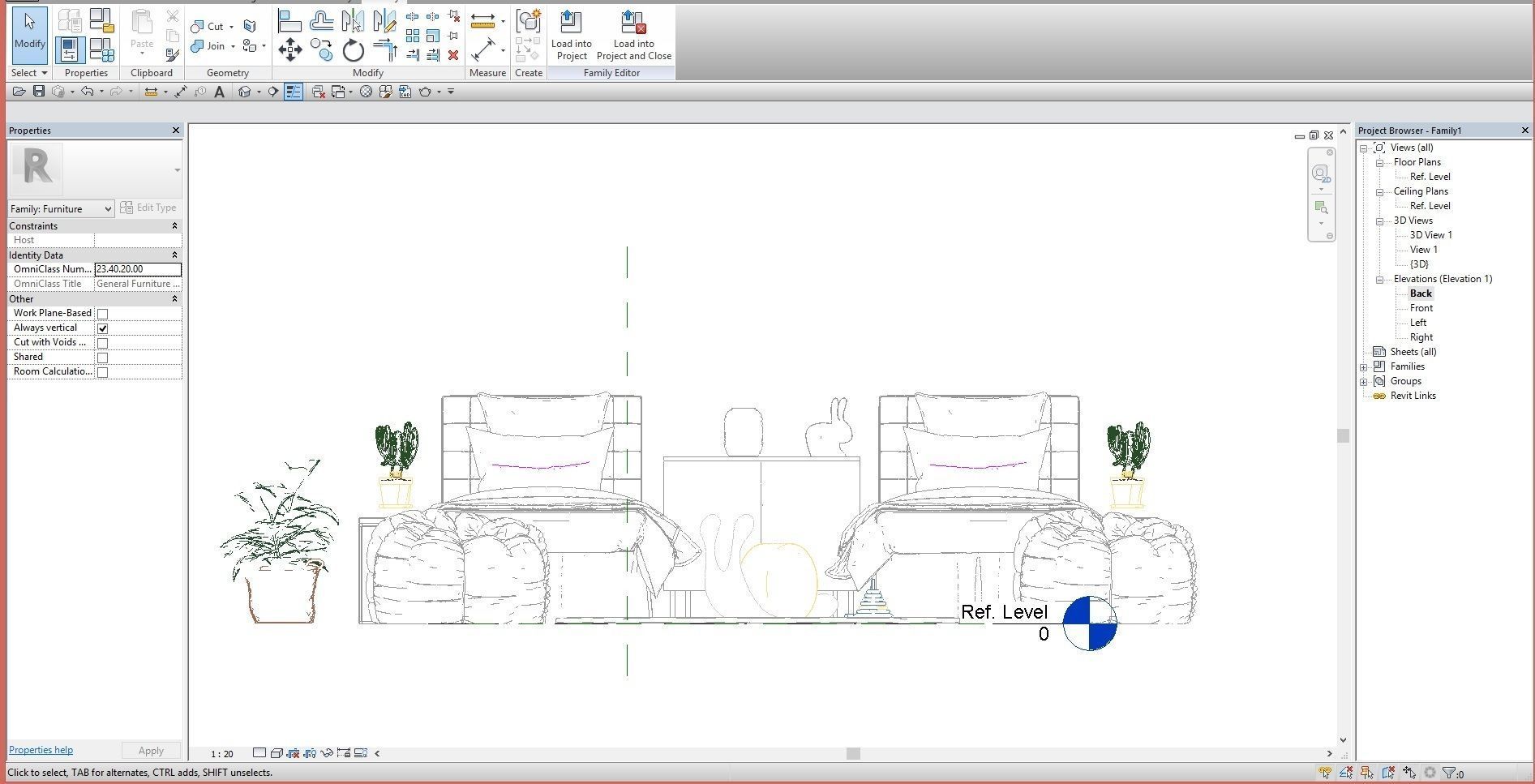 Revit children bedroom 3D model 3D model_10