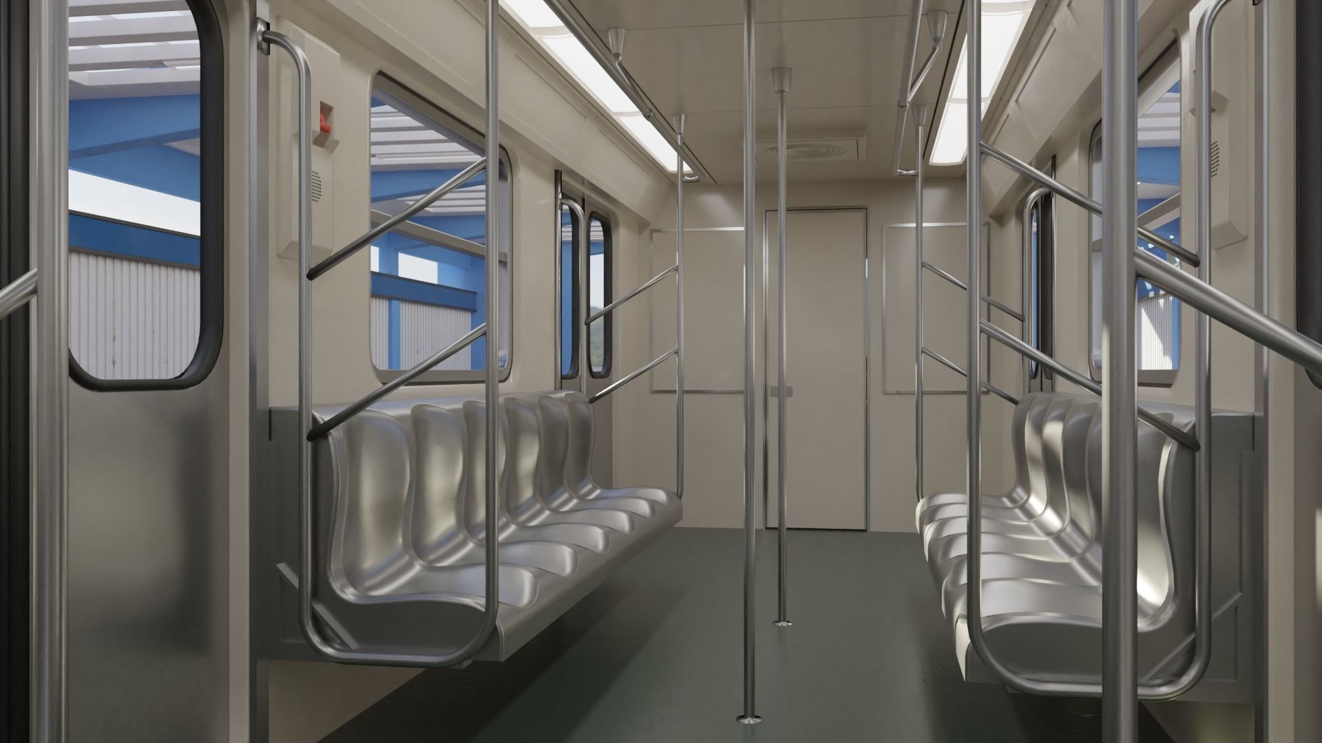 Mexico City Subway 3D model_5