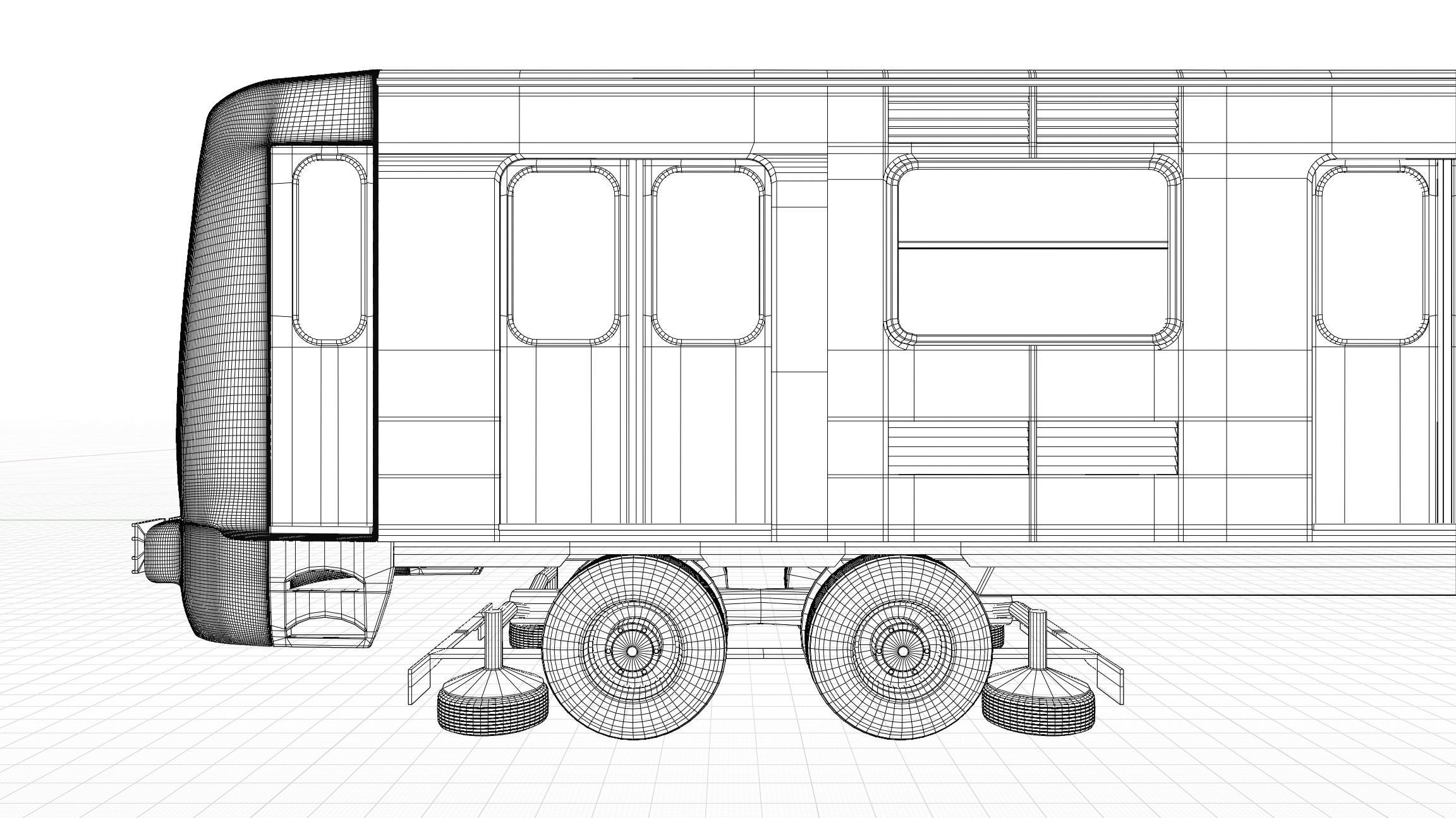 Mexico City Subway 3D model_15