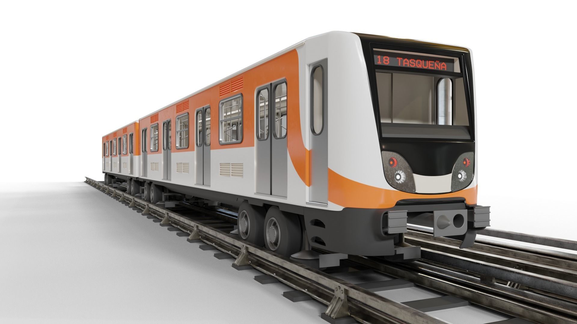 Mexico City Subway 3D model_7
