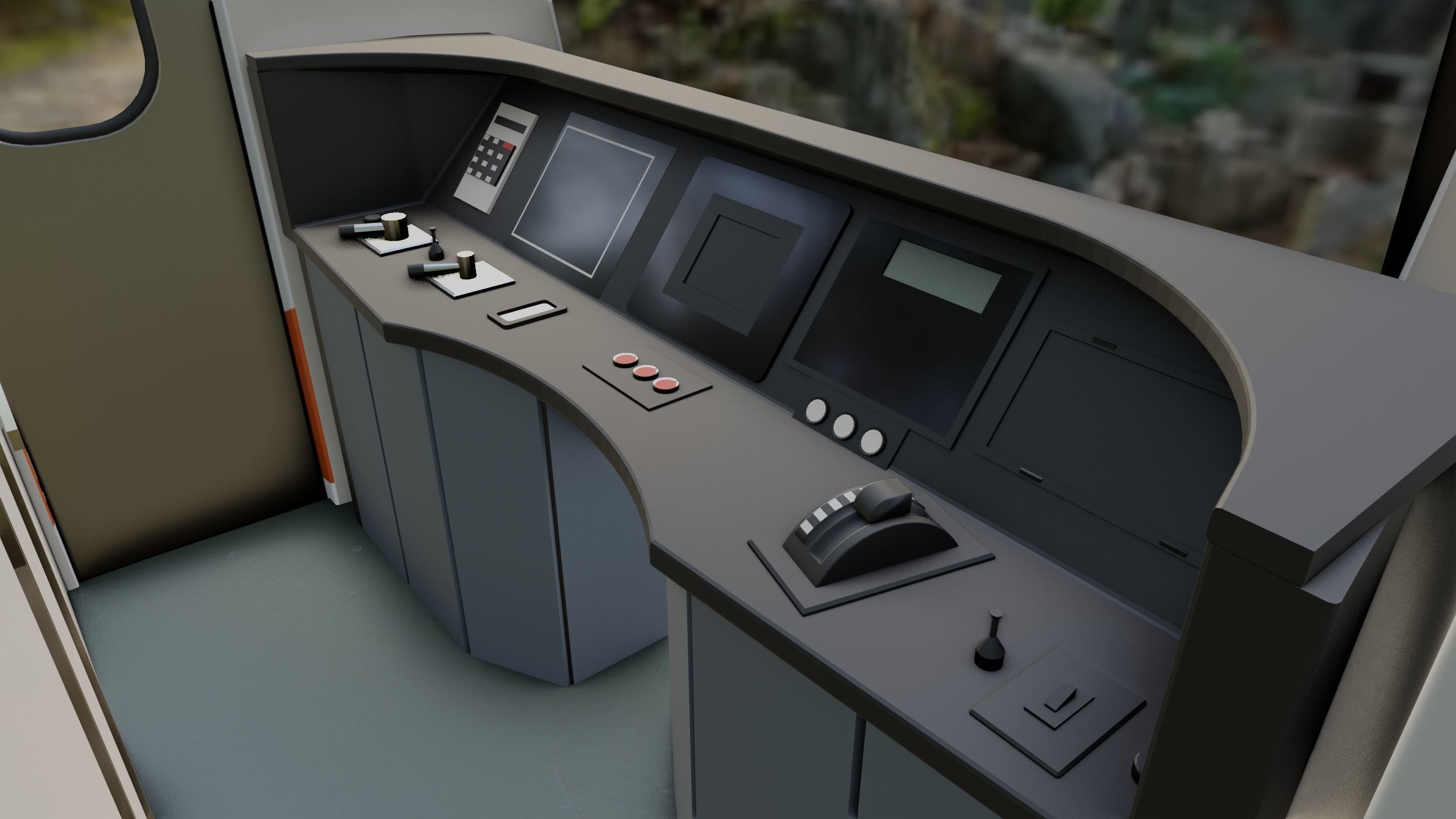 Mexico City Subway 3D model_10