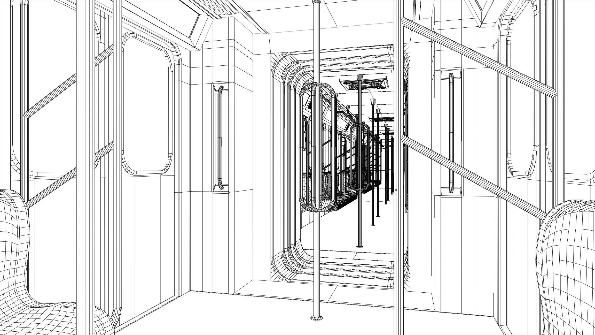 Mexico City Subway 3D model_20
