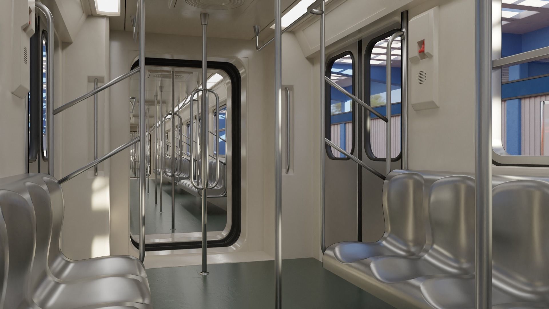 Mexico City Subway 3D model_4