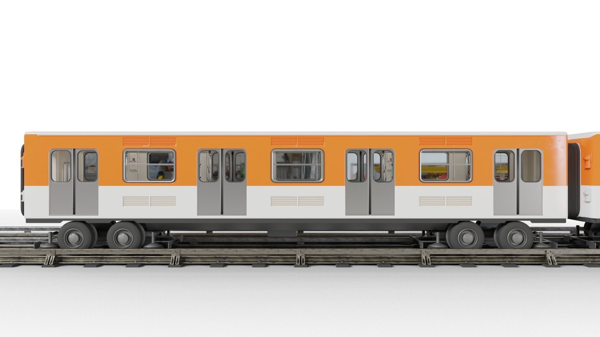 Mexico City Subway 3D model_8