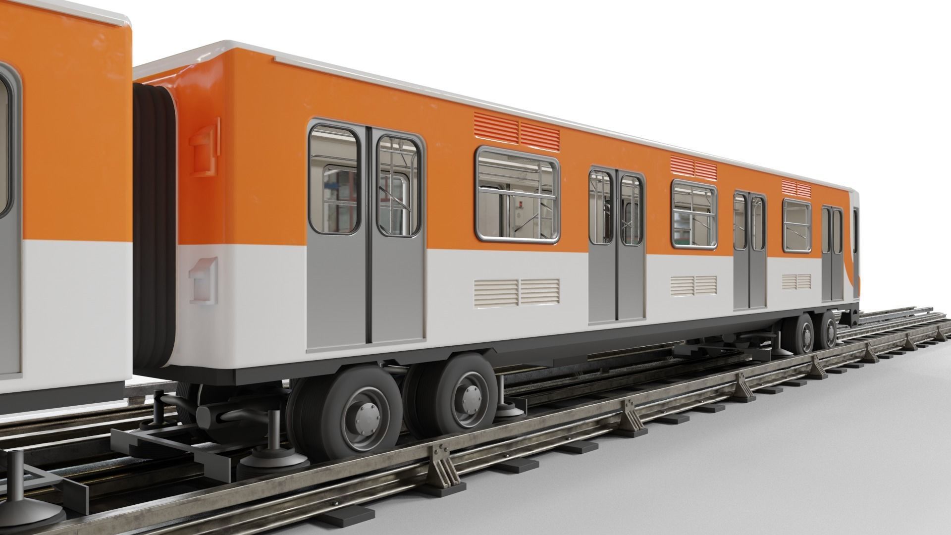 Mexico City Subway 3D model_9