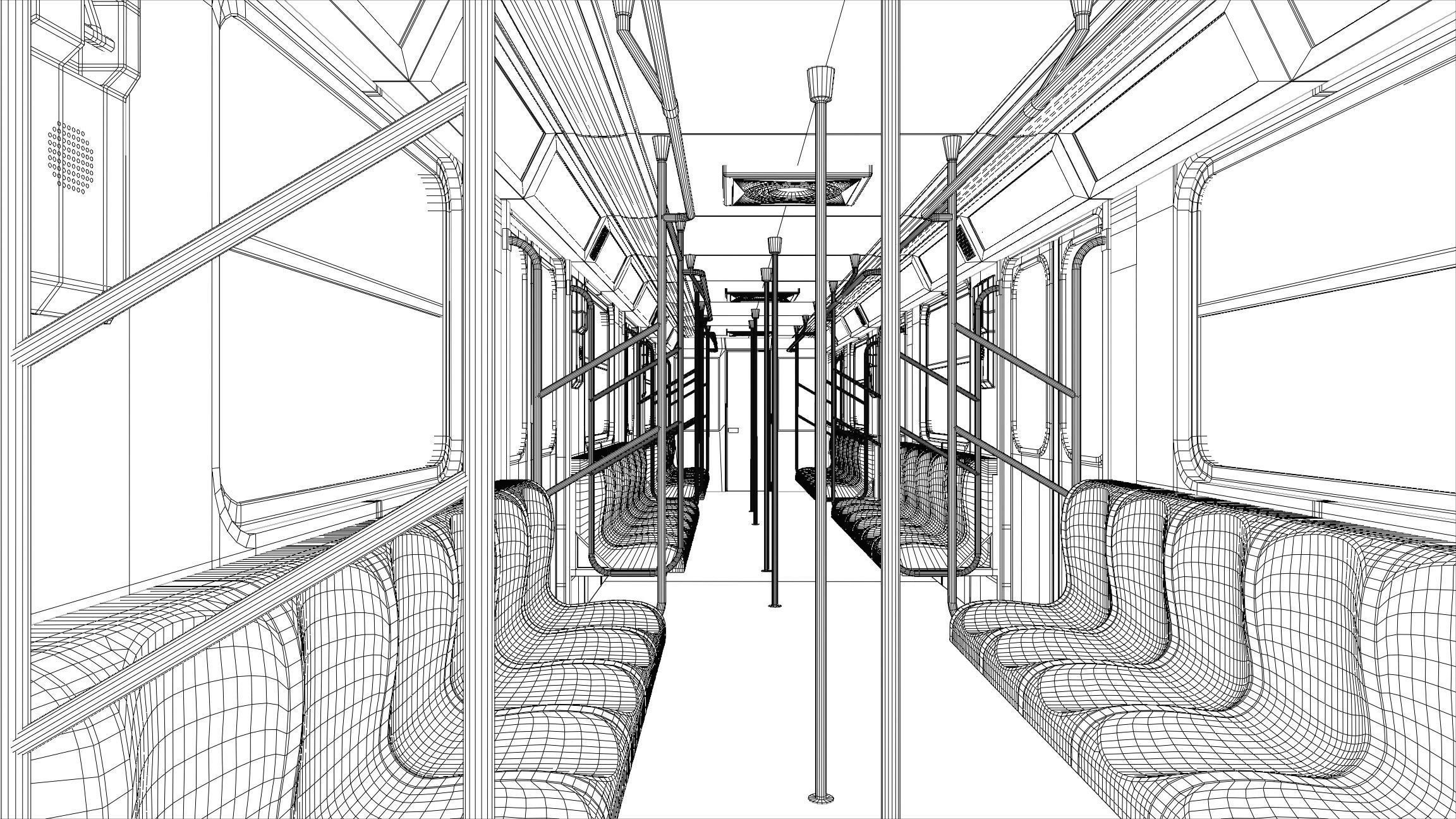 Mexico City Subway 3D model_18