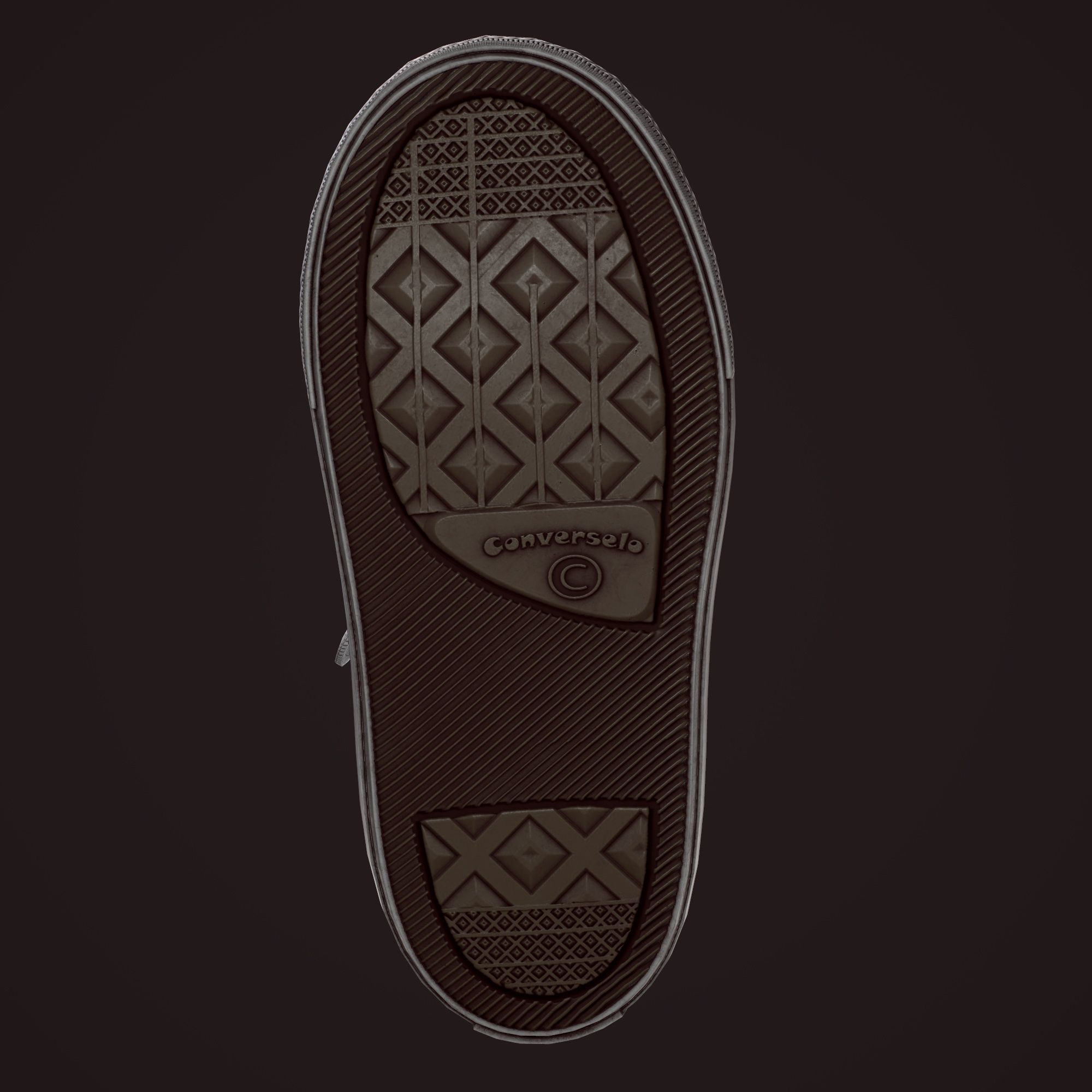 Girl in jeans Low-poly 3D model_41