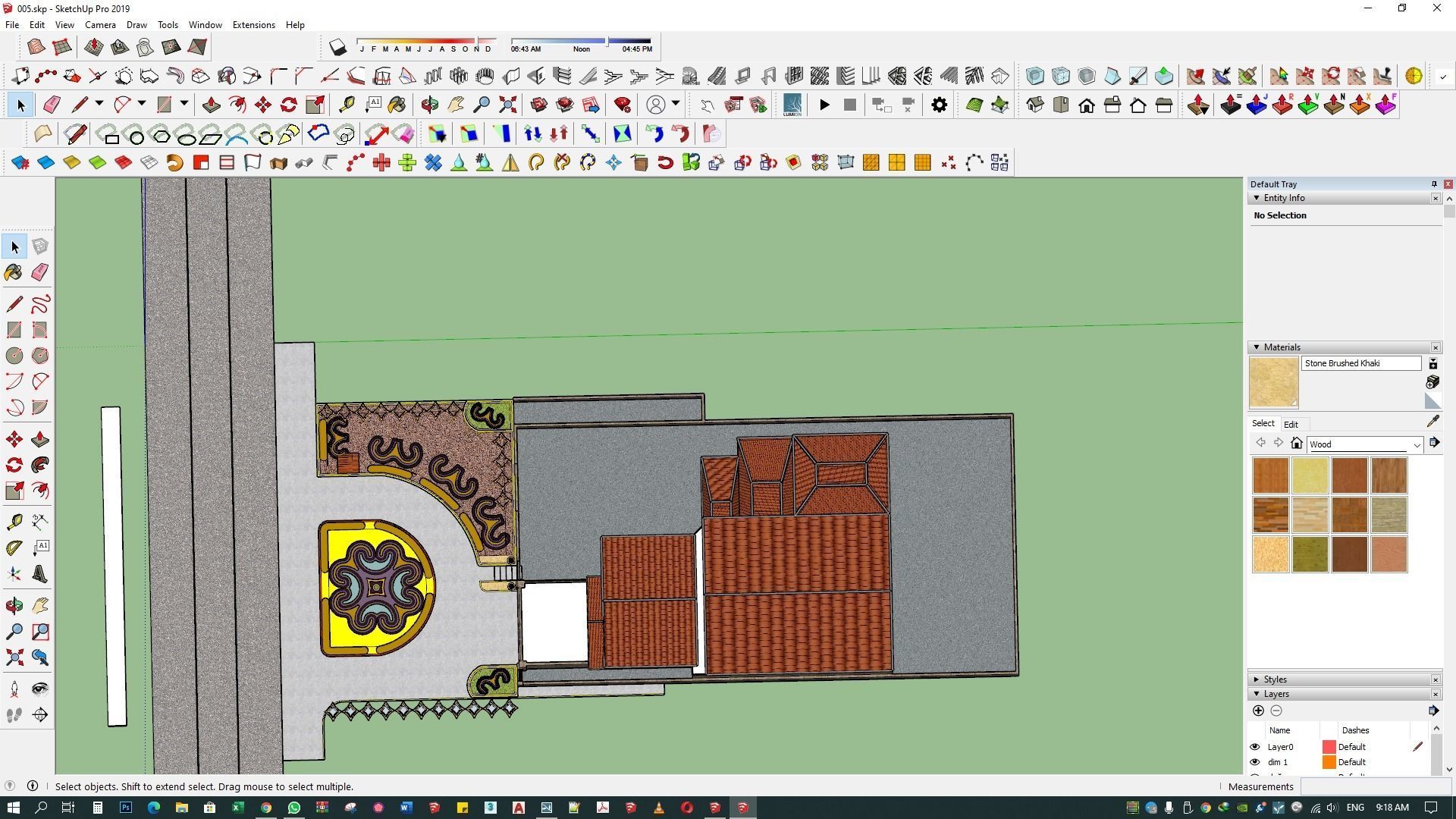 landscape design 3d architecture rendering patio  exterior 3D model_14