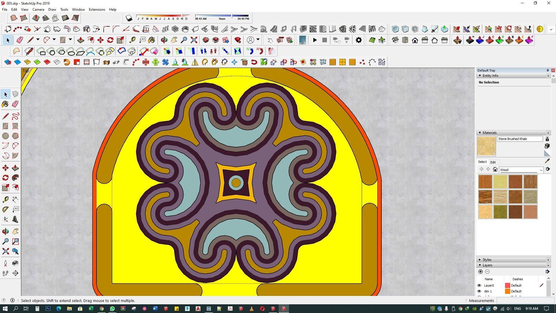 landscape design 3d architecture rendering patio  exterior 3D model_21