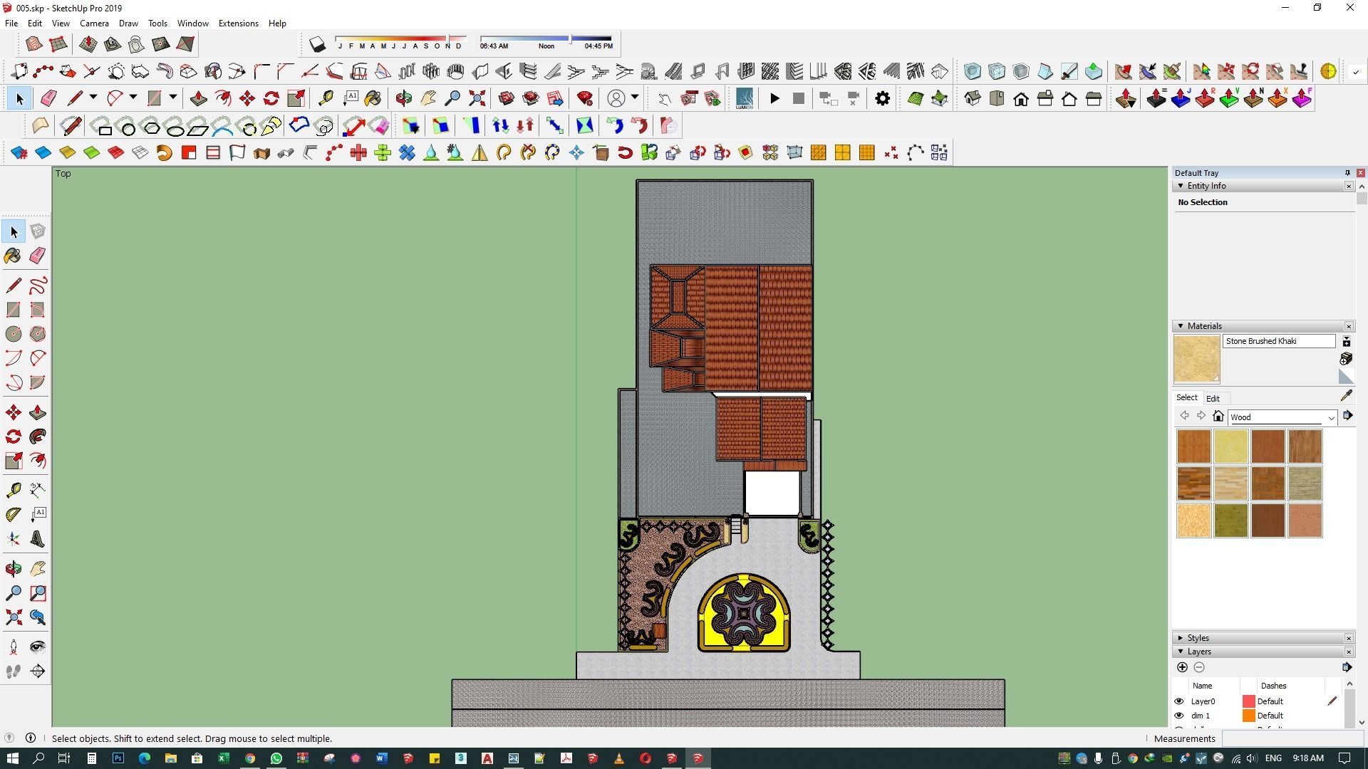 landscape design 3d architecture rendering patio  exterior 3D model_13