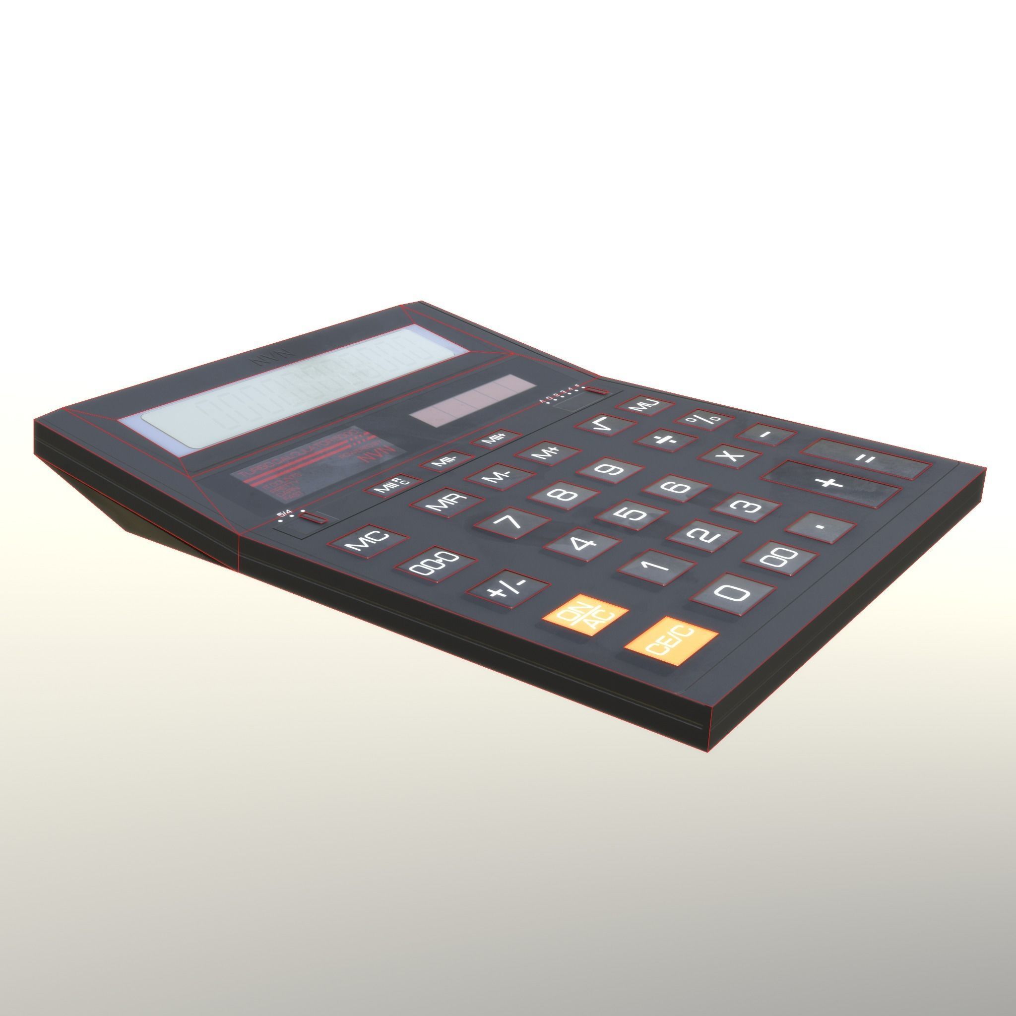 Calculator - Unity - HDRP - UE4 Low-poly 3D model_23