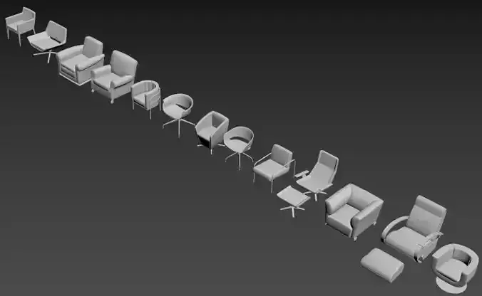 13 Armchairs package 3