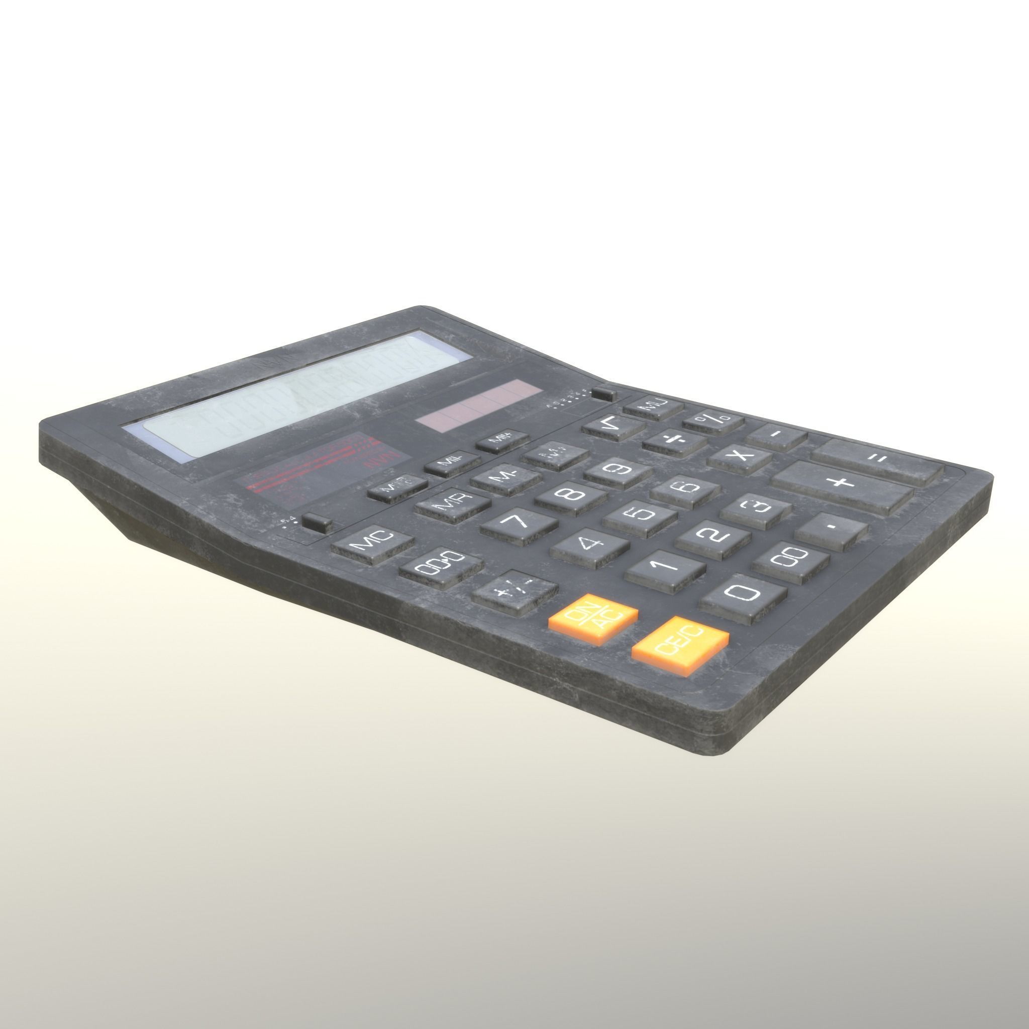Calculator Dirty - Unity - HDRP - UE4 Low-poly 3D model_18