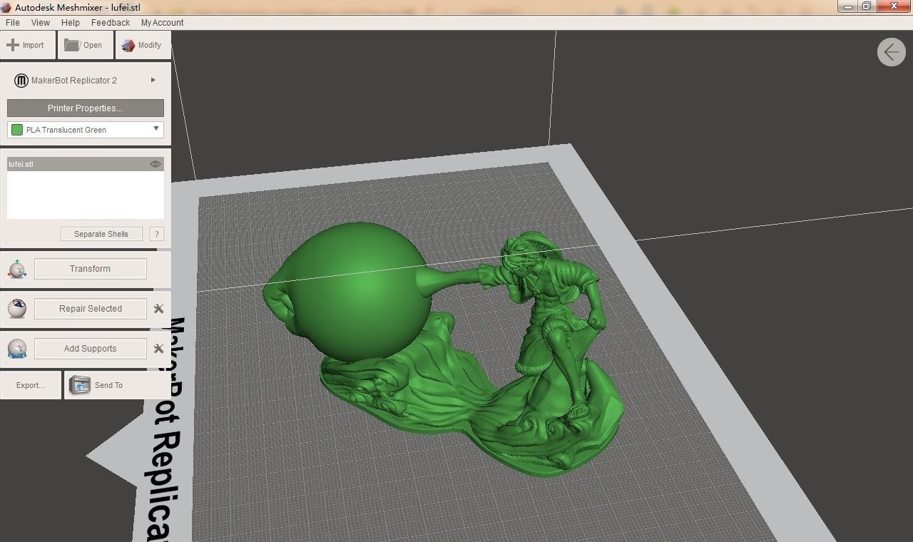 Monkey D Luffy 3D print model_2