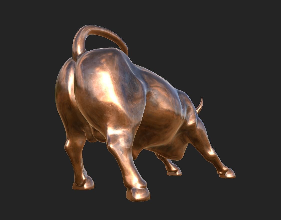 Bull Stature 3D model_3