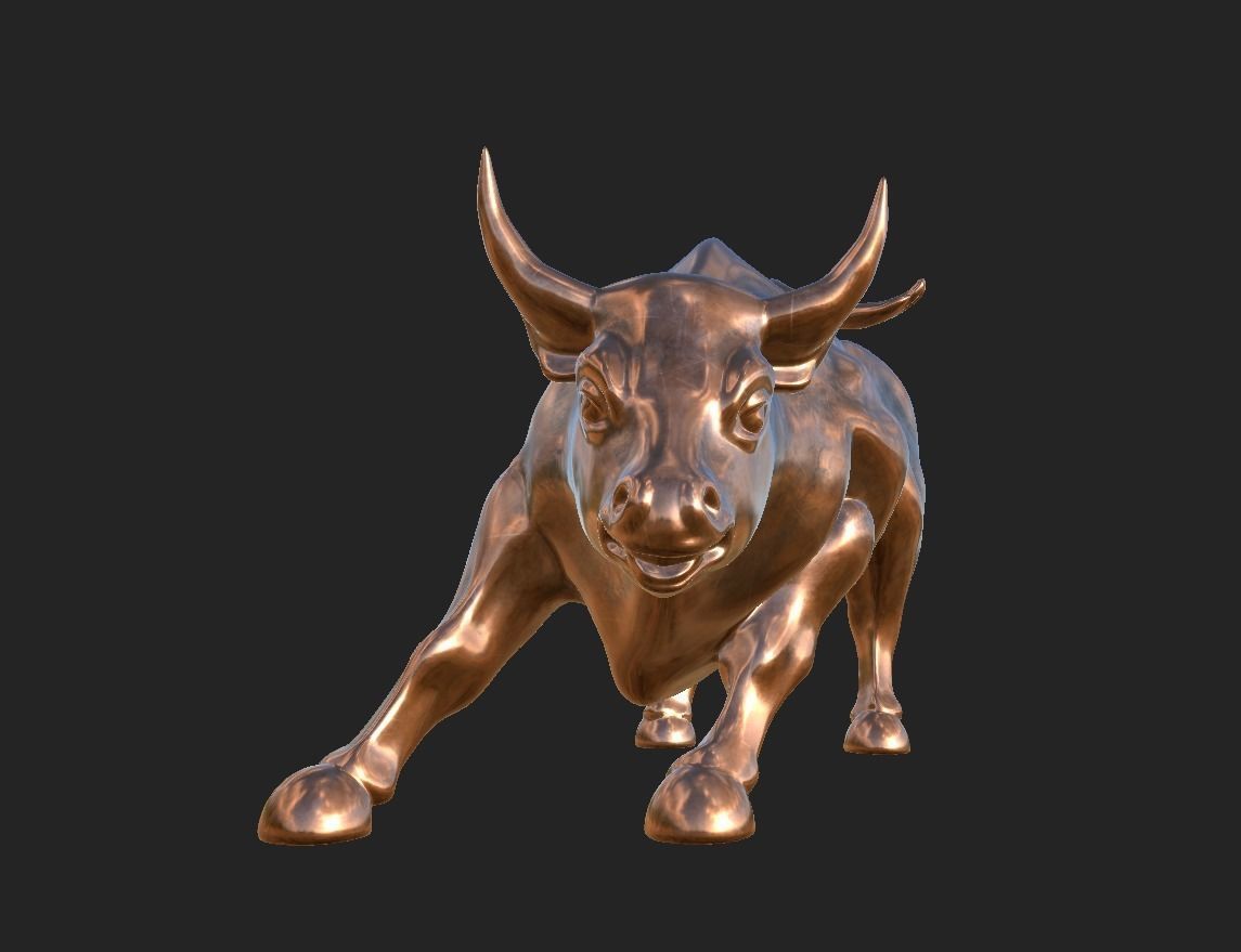 Bull Stature 3D model_1