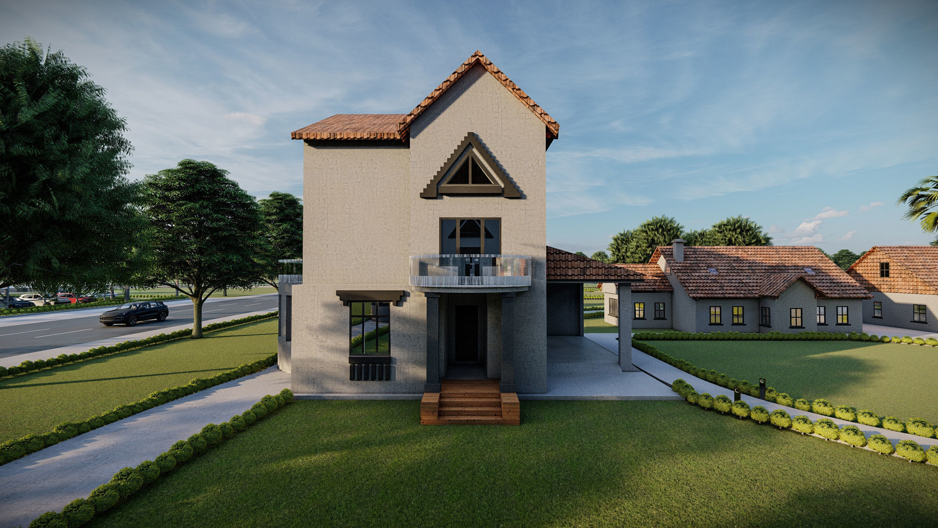 Architecture undergraduate thesis landscape theme park 3D model_4