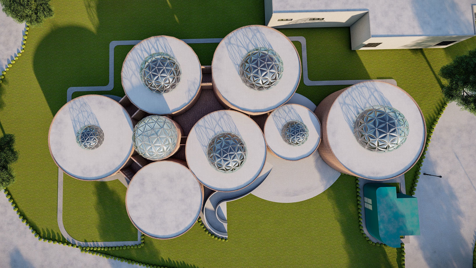 Architecture undergraduate thesis landscape theme park 3D model_7