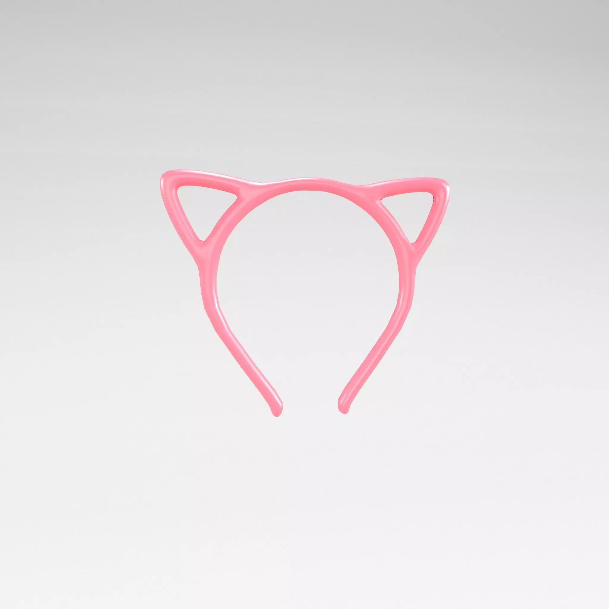 Cat Ear Headband v1 005 Low-poly 3D model_0