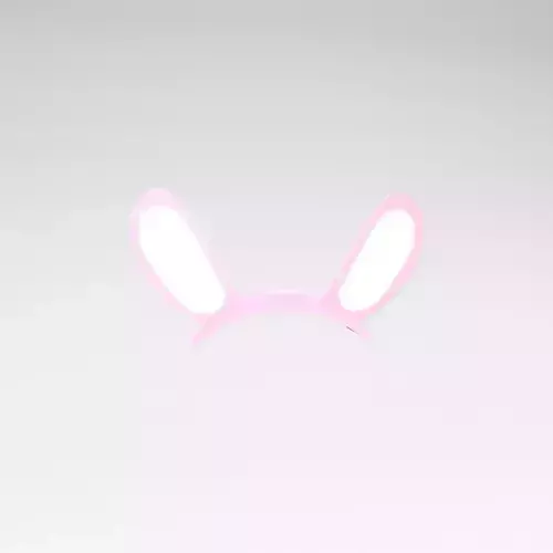 Low Poly Bunny Hairband v1 001