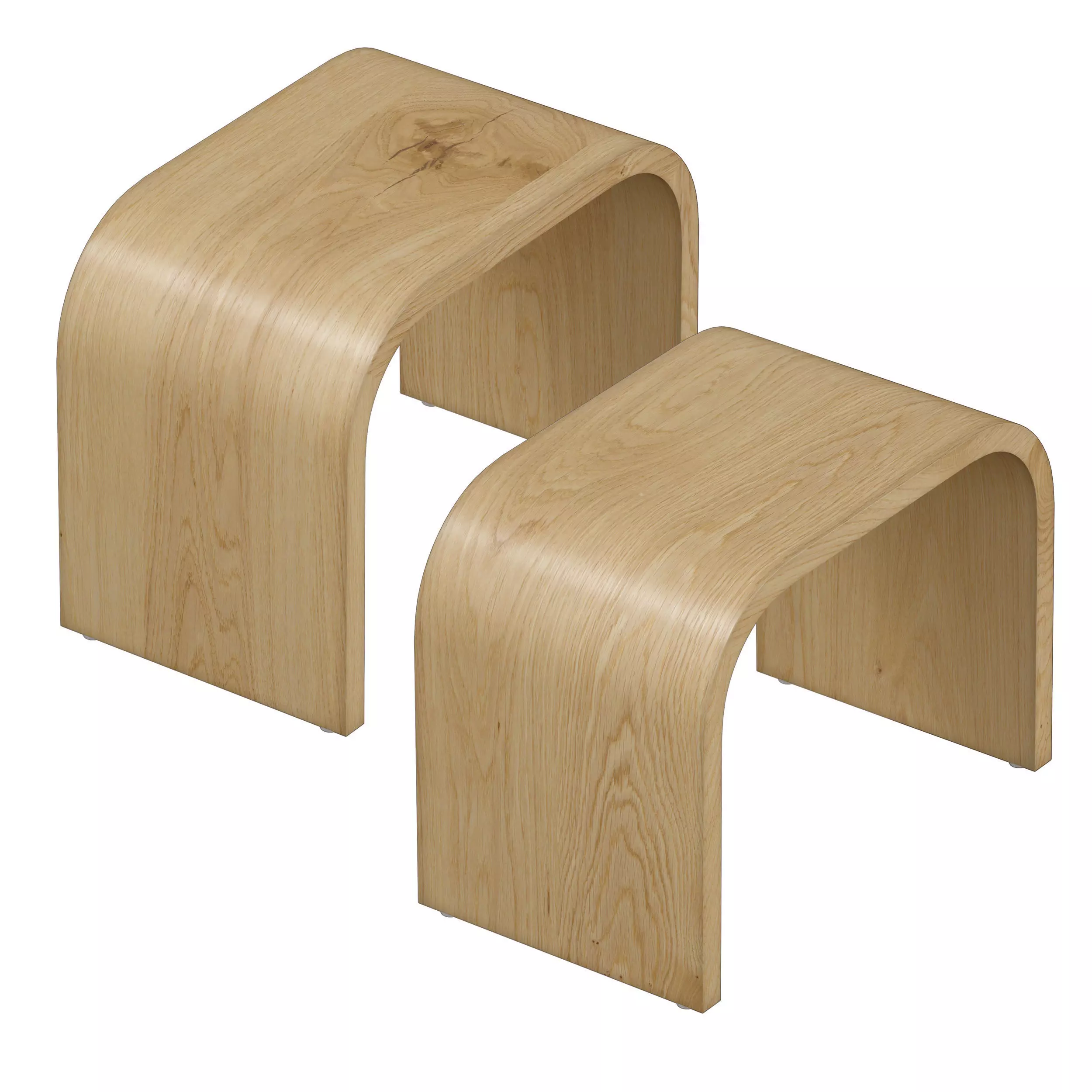 Happy Natural Bunching Table 3D model_0