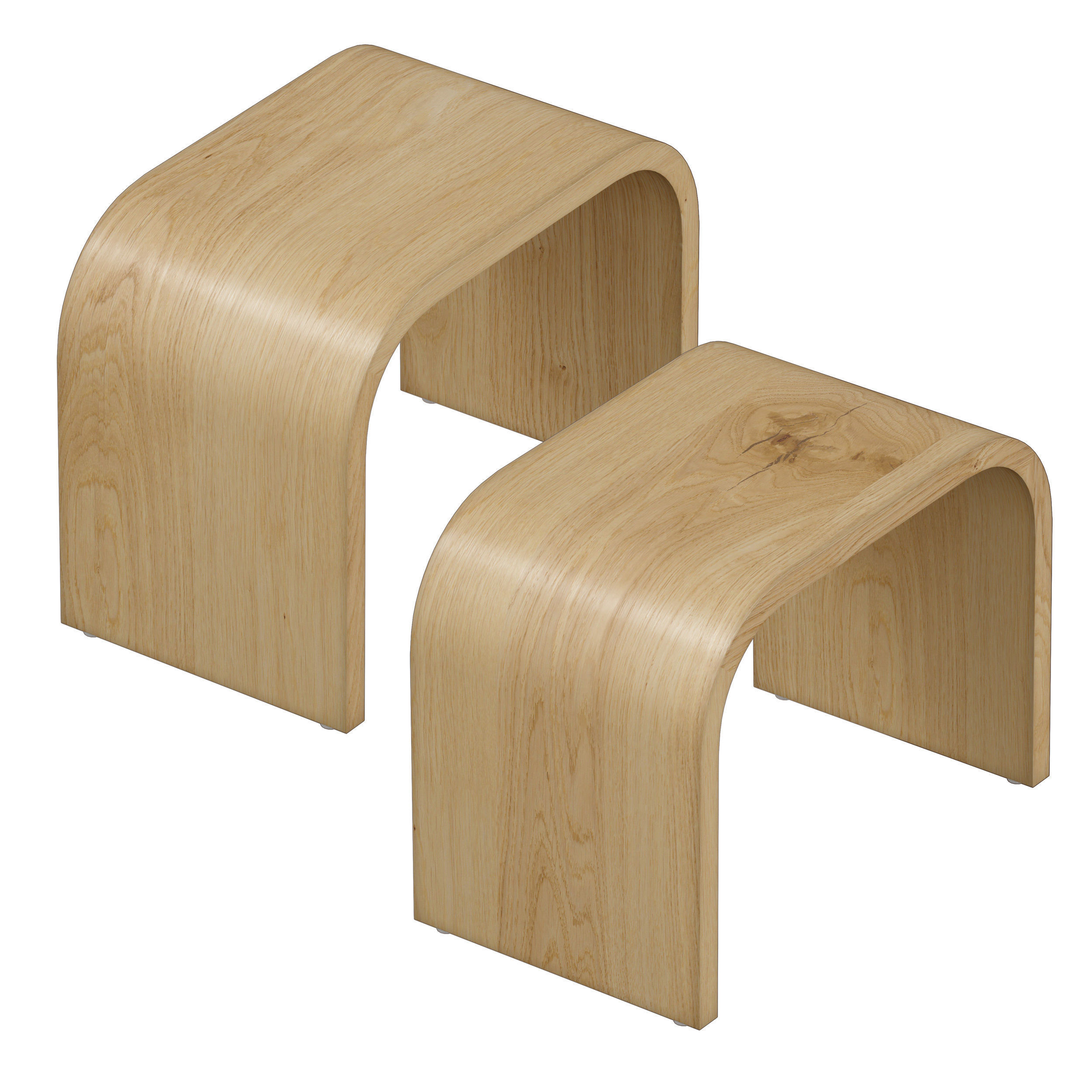 Happy Natural Bunching Table 3D model_1