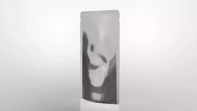 blank aluminium pouch