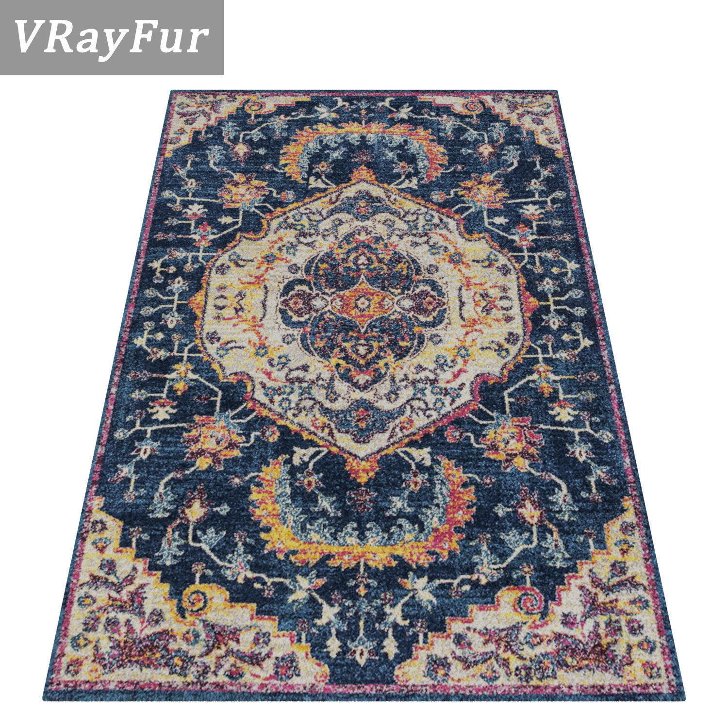 Rug Set 764 3D model_2