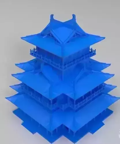 Ancient construction 3D print model