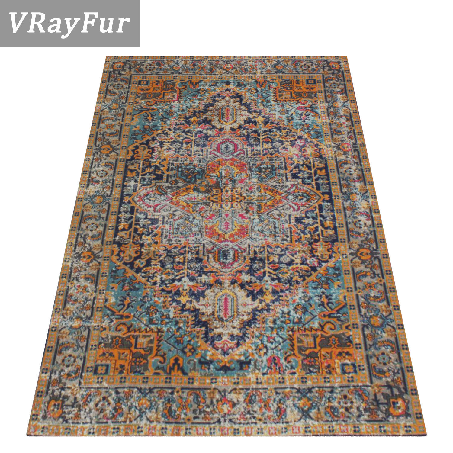 Rug Set 770 3D model_2