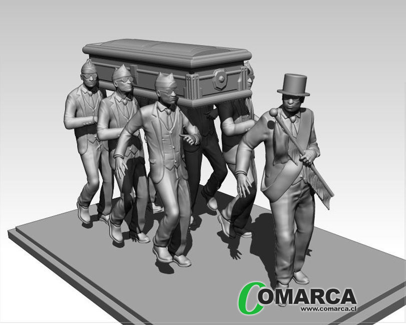 Coffin Dance 3D print model_3