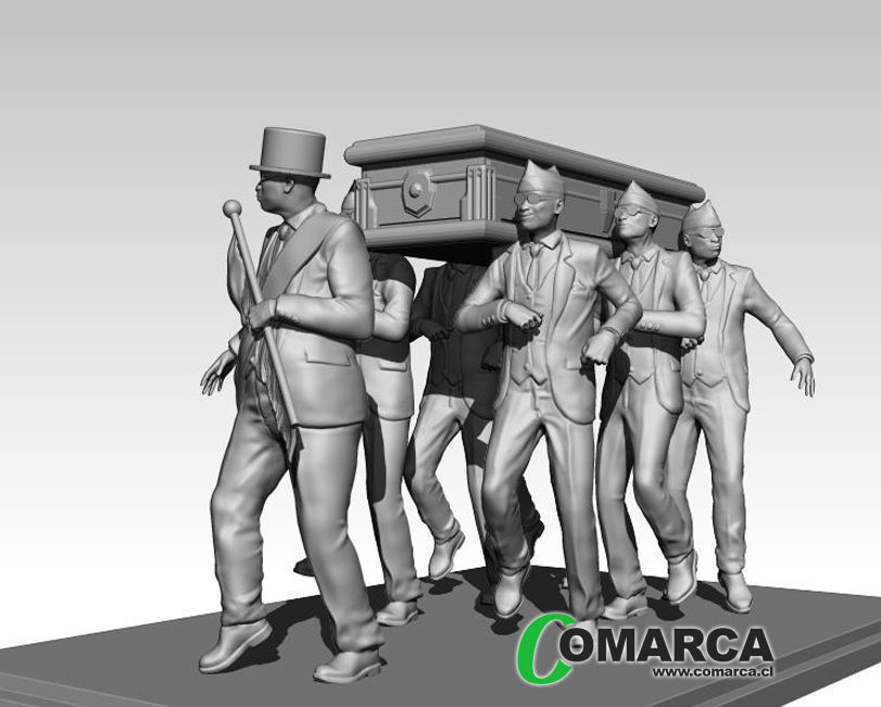 Coffin Dance 3D print model_1