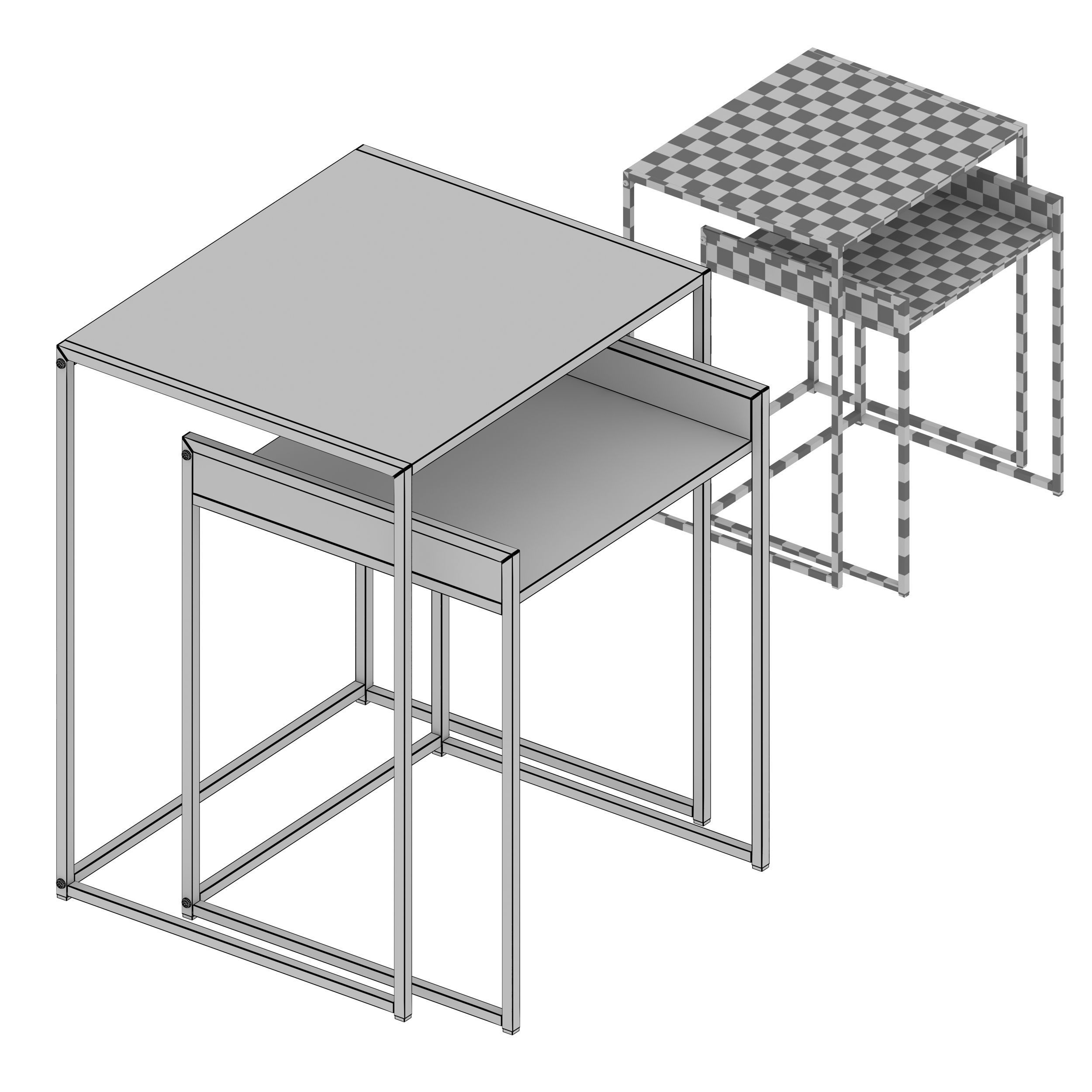 RYDER NESTING TABLES 3D model_7